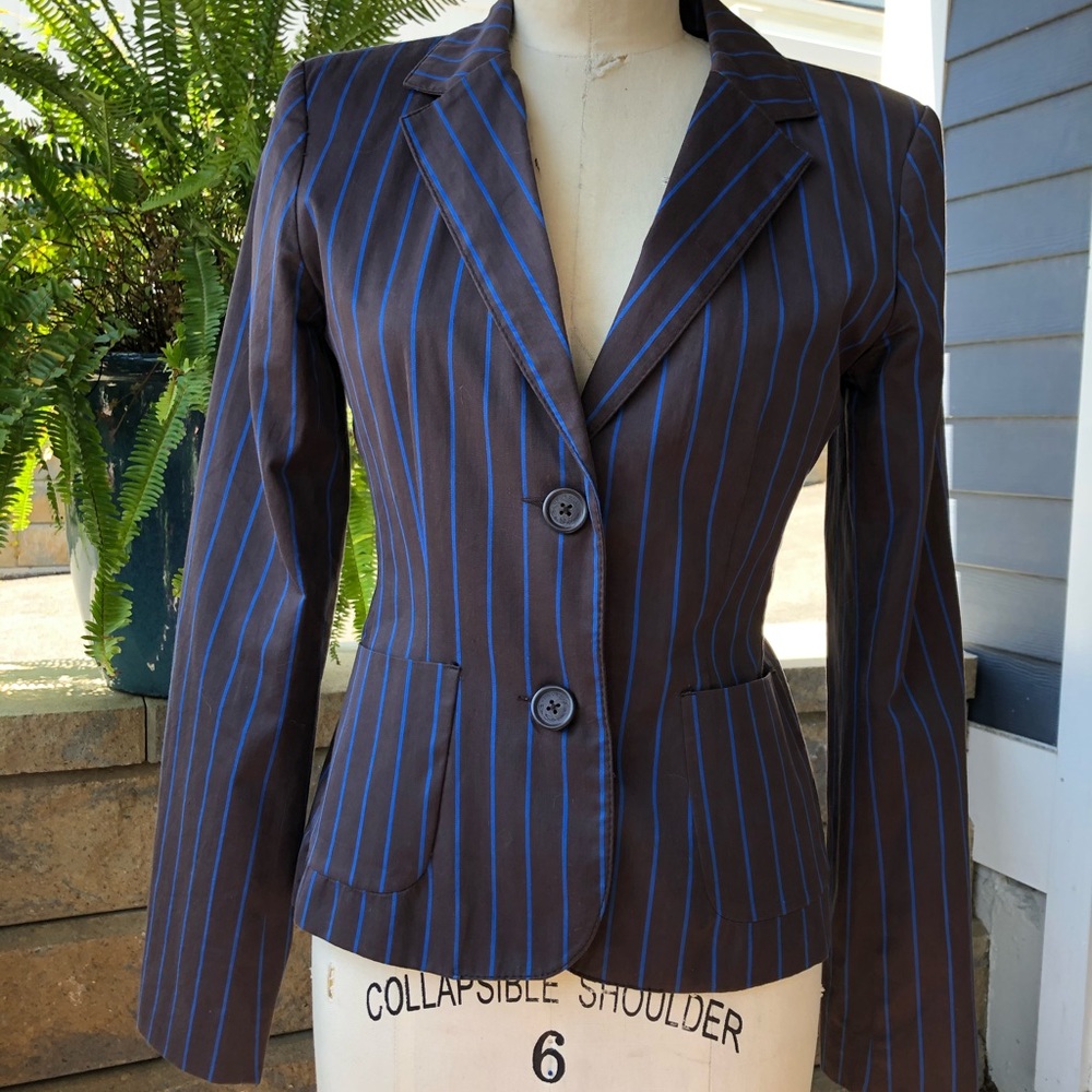 2000s Ben Sherman striped blazer